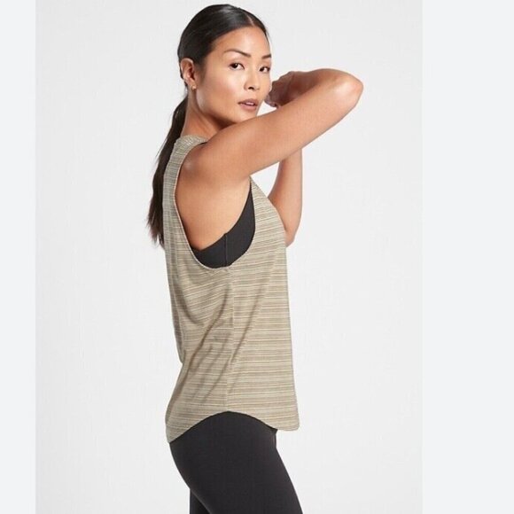Athleta Cloudlight Striped Muscle Tank Top Size XS 657799 - Picture 3 of 8